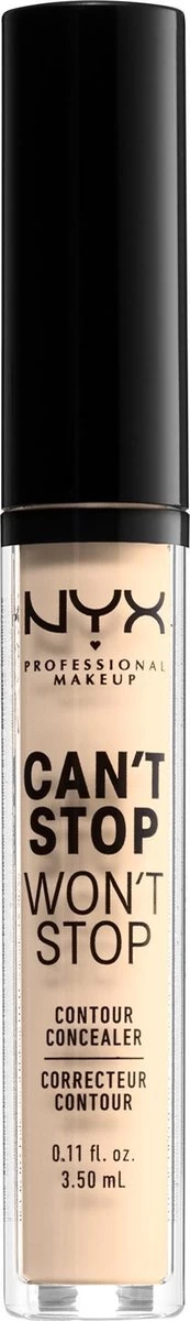 NYX Professional Makeup Can't Stop Won't Stop Contour Concealer - Pale CSWSC1 - 3,5 Ml