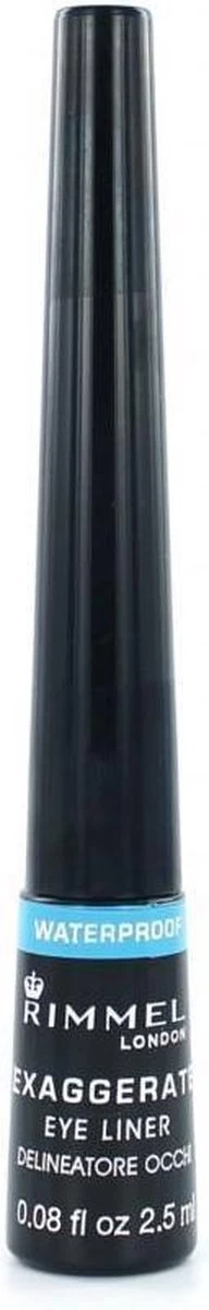 Rimmel London Rimmel Exaggerate Waterproof - Zwart - Eyeliner