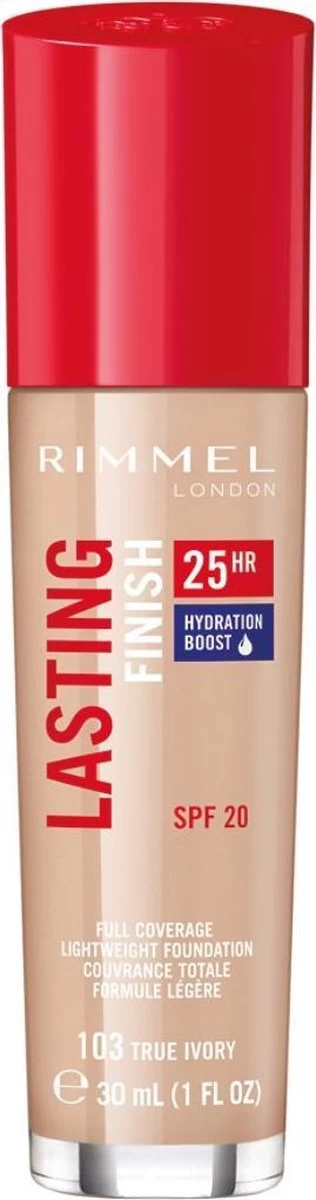 Rimmel London Lasting Finish Foundation - 103 True Ivory - Afbeelding 13