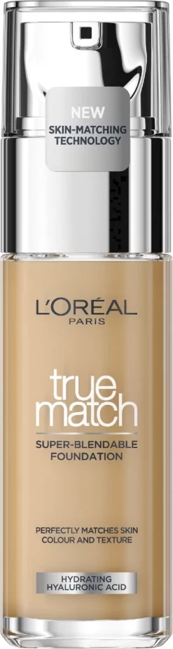 L’Oréal Paris - True Match Foundation - 6N - Natuurlijk Dekkende Foundation Met Hyaluronzuur En SPF 16 - 30 Ml