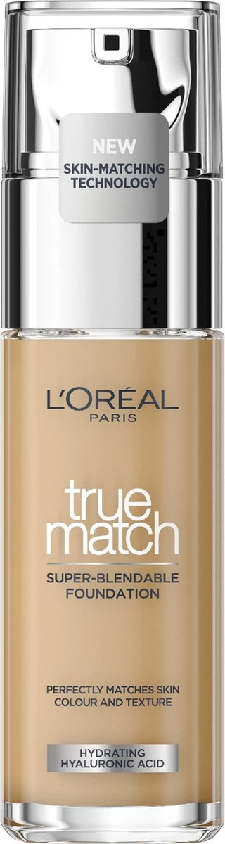 L’Oréal Paris - True Match Foundation - 6N - Natuurlijk Dekkende Foundation Met Hyaluronzuur En SPF 16 - 30 Ml