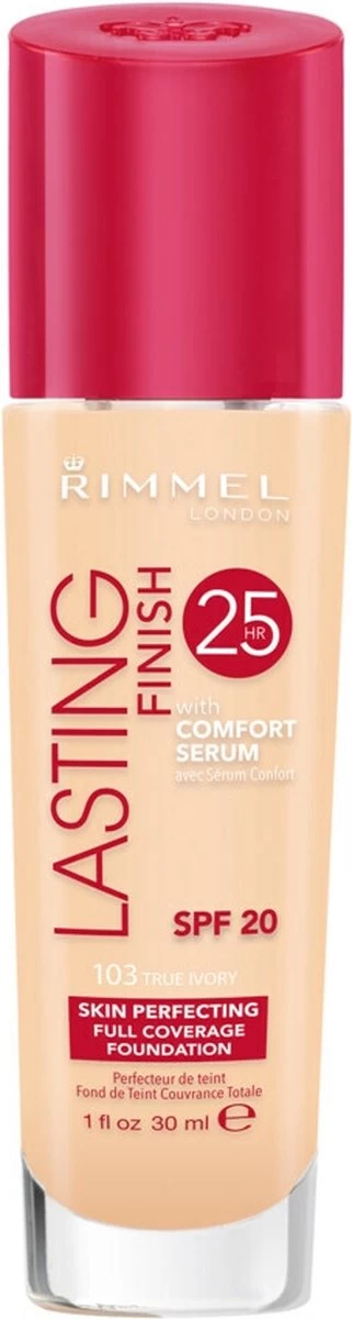 Rimmel London Lasting Finish Foundation - 103 True Ivory