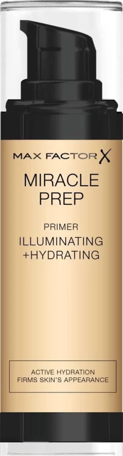 Max Factor Miracle Prep Primer Illuminating & Hydrating - 000 Transparant - 30 Ml