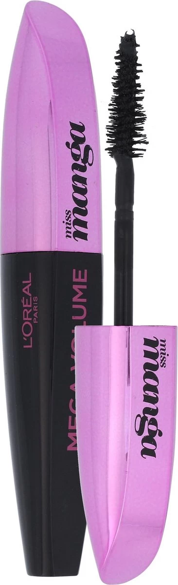 L'Oréal Paris Mega Volume Miss Manga Mascara - Black - Afbeelding 6