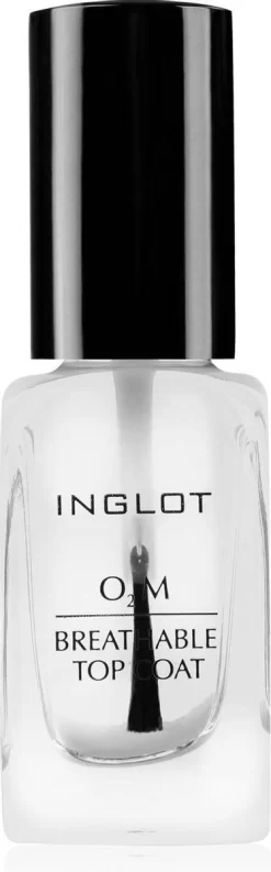 INGLOT O2M Zuurstofdoorlatende Nagellak Top Coat | Vegan & Halal Nagellak