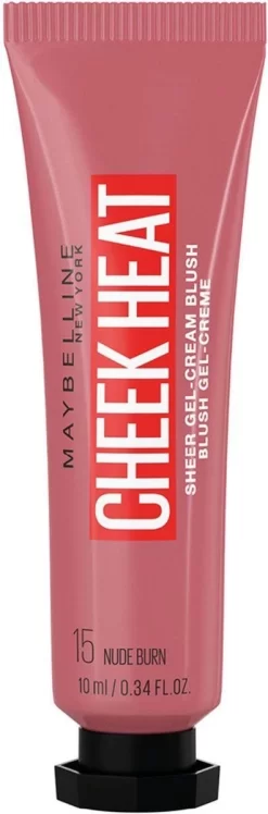 Maybelline Cheek Heat Blush 15 Nude Burn 15 G Crème