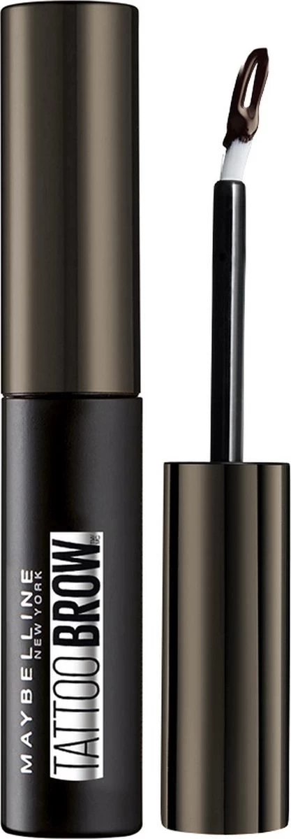 Maybelline Tattoo Brow Peel-Off Wenkbrauwgel - 3 Dark Brown - Bruin - Afbeelding 2