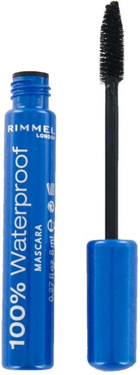 Rimmel London 100% Waterproof Mascara - 001 Black - Afbeelding 11