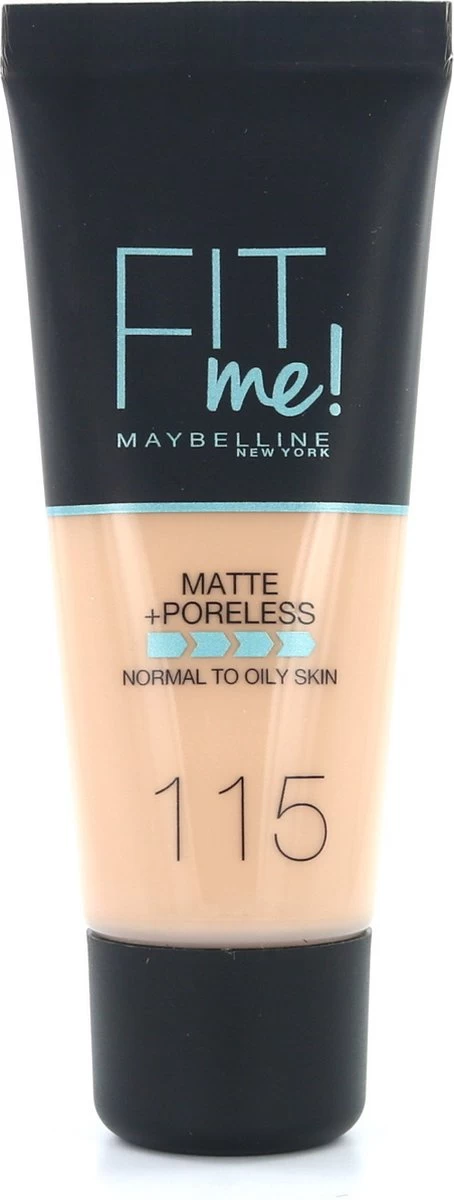 Maybelline Fit Me Matte & Poreless Foundation - 115 Ivory - Afbeelding 2