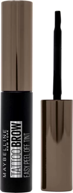 Maybelline New York - Tattoo Brow Peel-Off Wenkbrauwgel - 25 Chocolate Brown - Bruin