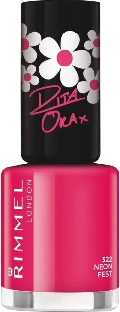 Rimmel London 60 Seconds Supershine Rita Ora Collection Nagellak - 322 Neon Fest