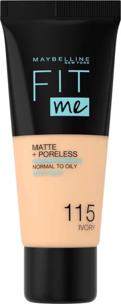 Maybelline Fit Me Matte & Poreless Foundation - 115 Ivory
