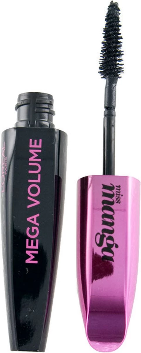 L'Oréal Paris Mega Volume Miss Manga Mascara - Black - Afbeelding 3