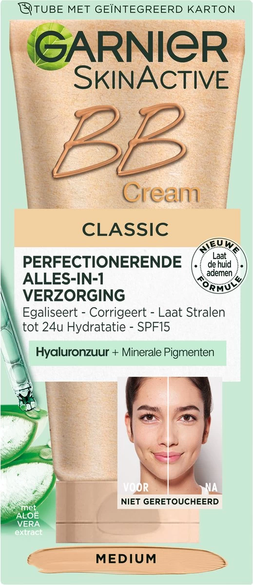 Garnier SkinActive BB Cream Classic Medium 5-in-1 Verzorging - 50 Ml - Afbeelding 11