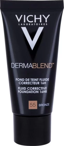 Vichy Dermablend Foundation - Bronze 55 - 30ML - Hoge Dekking