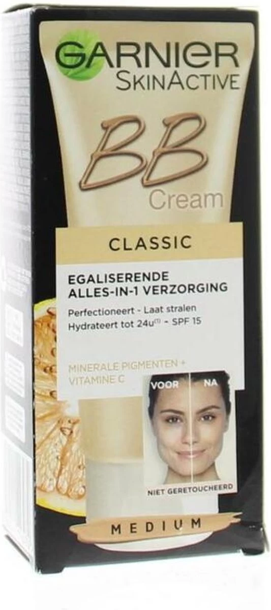 Garnier SkinActive BB Cream Classic Medium 5-in-1 Verzorging - 50 Ml - Afbeelding 12
