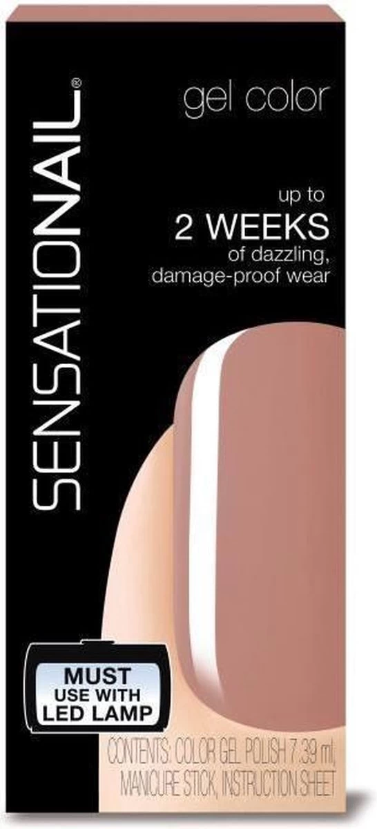 SensatioNail Gel Polish Macchiato - Gel Nagellak - Nude - Afbeelding 5