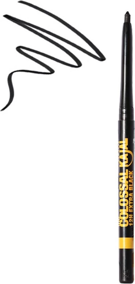 Maybelline The Colossal Kajal Oogpotlood - Extra Black - Afbeelding 4