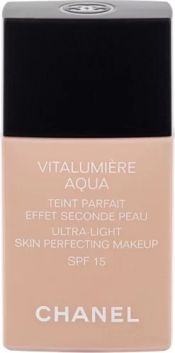 Chanel Vitalumiere Aqua Foundation - 30 Beige - SPF15 - 30 Ml