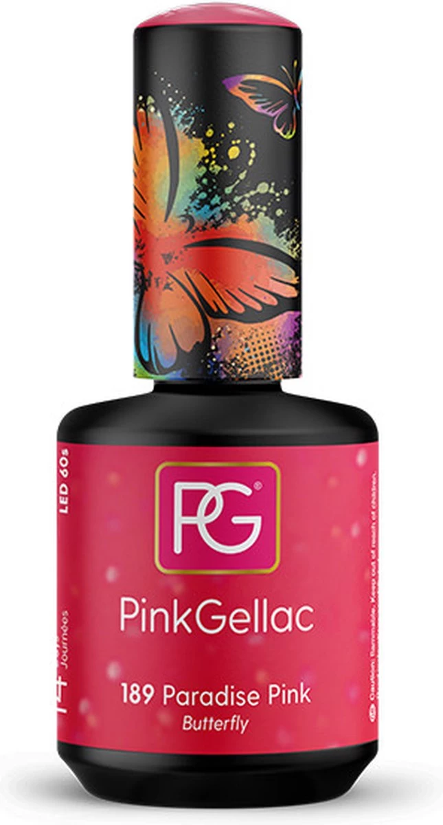 Pink Gellac - Paradise Pink - Gellak - Vegan - Roze - Glanzend - 15ml - Afbeelding 6
