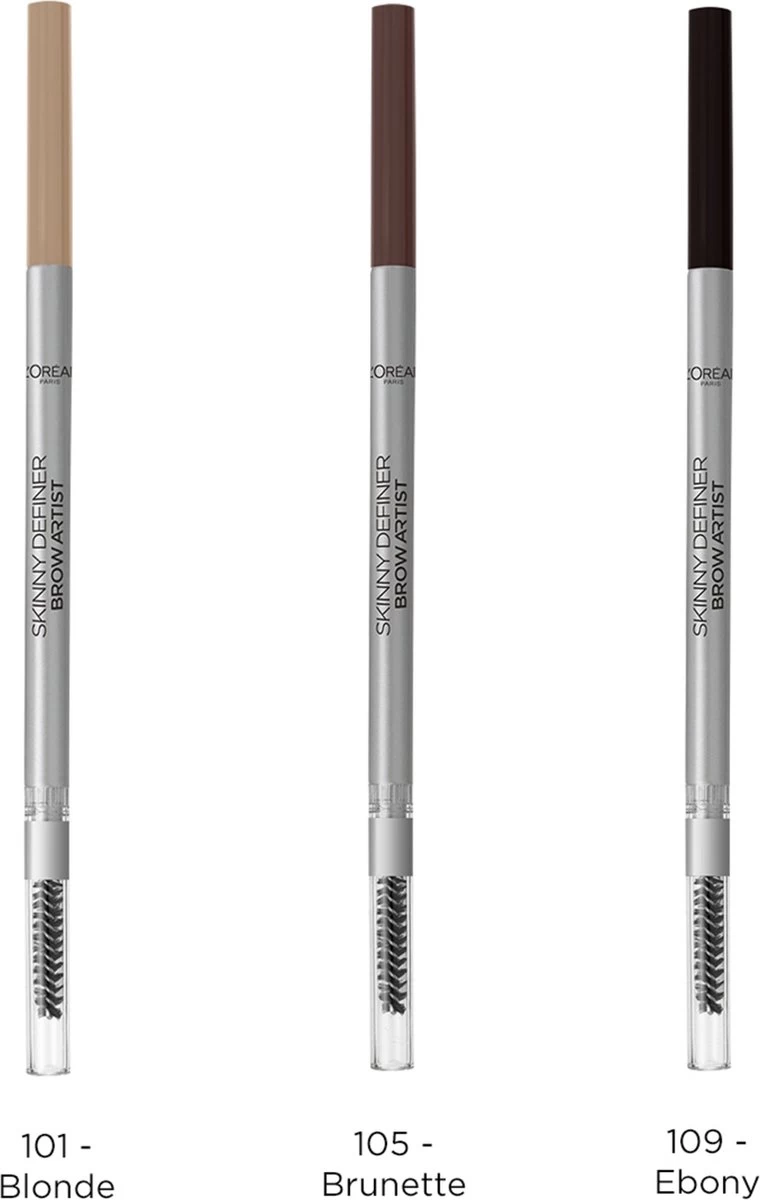 L’Oréal Paris Brow Artist Skinny Definer Wenkbrauwpotlood - 101 Blonde - Ultradun - Afbeelding 8