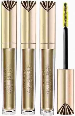 Max Factor Masterpiece Rich Black Mascara - Voordeelverpakking 3 Stuks