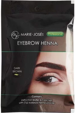 Henna Wenkbrauwverf Donkerbruin | Henna Brows |Geschikt Voor Minstens 25 Toepassingen