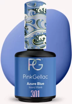 Pink Gellac - Azure Blue - Gellak - Vegan - Blauw - Creamy Finish - 15 Ml