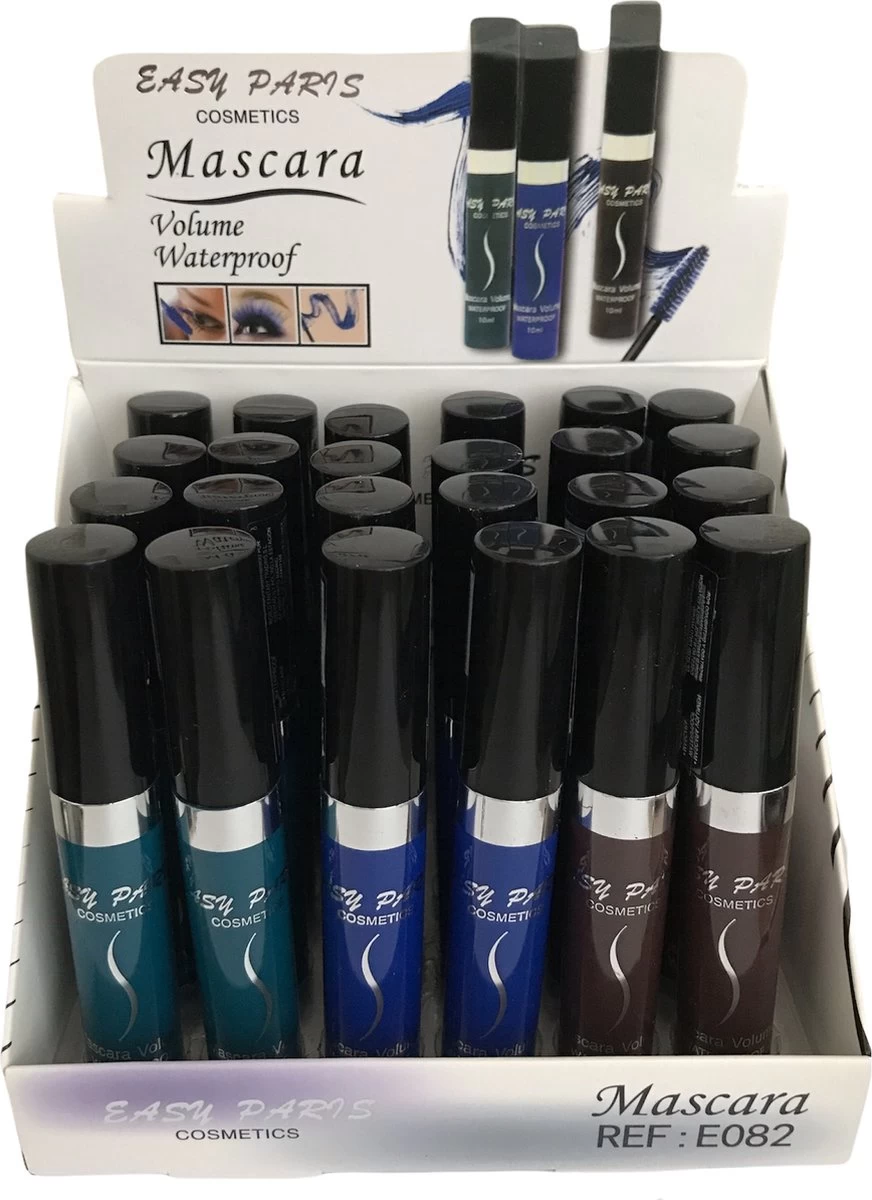 Easy Paris - Mascara Volume Waterproof - Bruin - 1 Flesje Met 10 Ml. Inhoud - Nummer 03 - Afbeelding 2