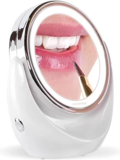 Lanaform X10 Spiegel Met Ringverlichting - Make-upspiegel - Ø11cm