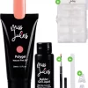 Miss Jules® Polygel Kit - 30 Ml Natural Pink - Polygel Nagels Starterspakket – Polygel Set Incl. Instructievideo (NL) – Polygel Starters Kit