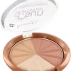 Rimmel London Rimmel - SunShimmer 3 In 1 Shimmering Bronzer Lustrous Powder 9.9 G 1 Gold Princess -