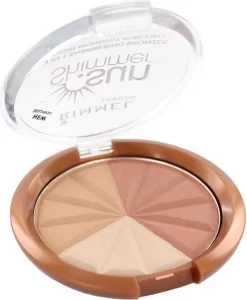 Rimmel London Rimmel - SunShimmer 3 In 1 Shimmering Bronzer Lustrous Powder 9.9 G 1 Gold Princess -