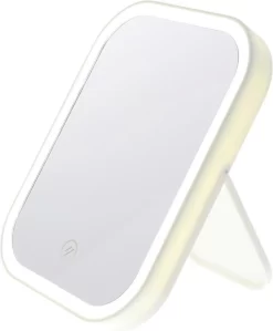 Make Up Spiegel Met Verlichting - Opklapbaar - Inclusief Batterijen - Handspiegel - Scheerspiegel